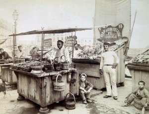 19. yüzyılın sonlarında Santa Lucia