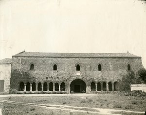 Palazzo della Ragione, Pomposa manastırı, Emilia-Romagna, İtalya, yaklaşık 1890 by Unknown photographer