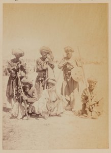 Pathan kabile üyeleri by Unknown photographer