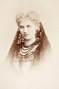 Christine Nilsson'ın kostümlü portresi by Unknown photographer
