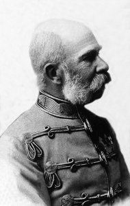 Avusturya I. François-Joseph (Francois Joseph) portresi (1830-1916), 1848-1916 yılları arasında Avusturya İmparatoru, 1867-1916 yılları arasında Boheme Kralı ve Macaristan Kralı. by Unknown photographer