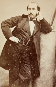 Gabriel Fauré'nin Portresi, 1860 dolayları (s/b fotoğraf) by Unknown photographer