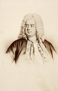 George Frideric Handel'in Portresi by Unknown photographer