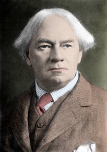 Jerome K. Jerome ya da Jerome Klapka Jerome İngiliz yazarın (1859-1927) portresi. by Unknown photographer