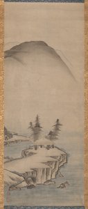 Manzaralar (bir çiftten biri) by Unkoku Toyo