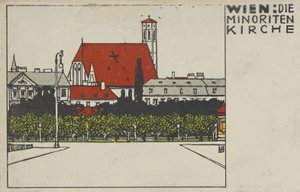 Viyana: Minorite Kilisesi Viyana: Minorite Kilisesi, 1908.