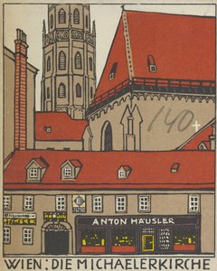 Viyana: St. Michael Kilisesi Wien: Die Michaelerkirche, 1908.