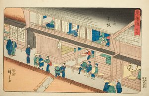 Akasaka - Hayır. 37, Reisho Tokaido olarak da bilinen "Tokaido