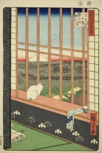 Asakusa Rise Fields Önerisi d Tori no Machi Fes Ji Val (Asakusa Rice Field Tori no Machi de görünür), Teserie