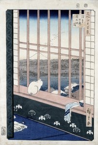 Asakusa Rice Fields during the festival of the Cock from the series 