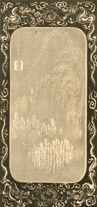 Çin manzarası, 1830-32 (tahta blok)