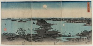 Kanazawa'nın Geceleri Sekiz Görünümü by Utagawa Hiroshige