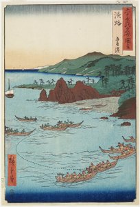 Goshiki(Beş renkli) Plajı, Awaji Eyaleti, Eylül 1855