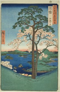 Inaba P Roinse: Karo, Koyama (Inaba, Karo Koyama), s "Famou s Pase s Inte xty-Od P Roinse s (Rokuju) Yoshimeishozue) ” by Utagawa Hiroshige