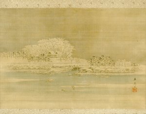 Matsuchiyama Shoden Tee Sumida Nehri by Utagawa Hiroshige