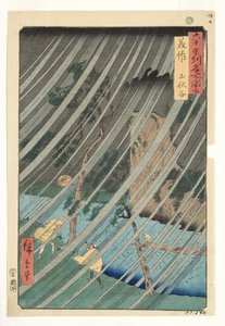 Mimasaka Eyaleti, Yamabushi Vadisi, 1853 (tahta blok)
