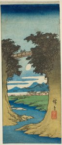 maymun köprüsü by Utagawa Hiroshige