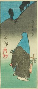 Kii Eyaletindeki Koya Dağı (Kii, Koya), sayfa no. "İllerin Kesik Resimleri (Kunizukushi harimaze zue)" serisinden 16 by Utagawa Hiroshige