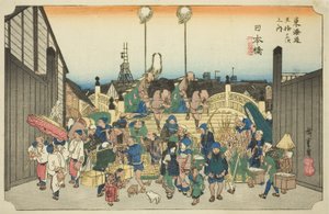Nihonbashi: Hoeido Tokaido olarak da bilinen "Tokaido Yolu
