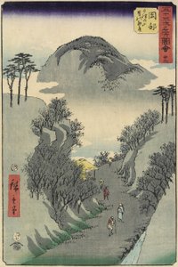 No.22 Utsu Dağı, Okabe, Temmuz 1855