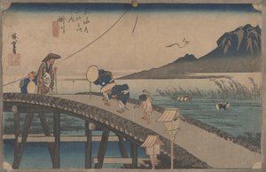 27 'Kakegawa: Akiba'nın Görünümü' Tokaido'nun 53 İstasyonundan, 1833 dolayları