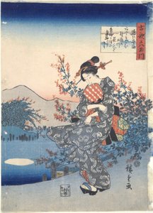 Noji: Shi x Tamari ers by Utagawa Hiroshige