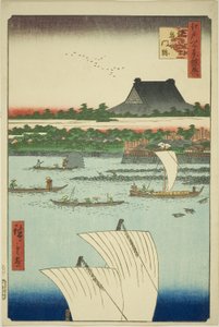 Teppo-zu planı d Tsukiji Honganji Te MPe (Tekiji-zu Tsukiji Monzeki), Teserie