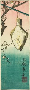 Wakasa, sayfa no. "İllerin Kesik Resimleri (Kunizukushi harimaze zue)" serisinden 10 by Utagawa Hiroshige
