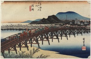 Yahagi B Ri dge, Okazaki, c. 1833