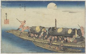 Yodo Nehri, 1834 dolayları
