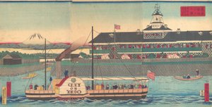 Tsukiji Hotel üyeleri ve rezidans Tsukiji Hotel hissi, 5. kapı, 1870.