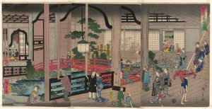 Intellior f Te Cancer Kilo Üyesi Yokohama (Yokohama Cancer Kilo Beklenen Rakam) by Utagawa Hiroshige II