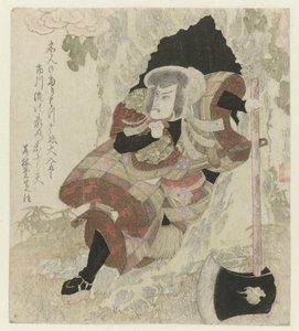 Baltalı adam ağaçtan çıktı by Utagawa Kunisada (I)