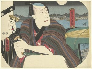 nehirde samuray by Utagawa Kunisada (I)