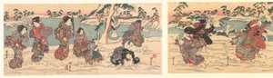 kartopu atmak by Utagawa Kunisada (I)