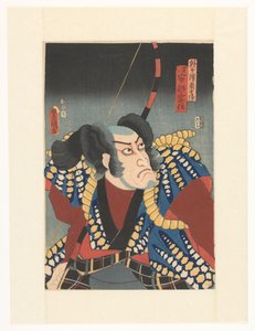 Sotogahama no Nambei sırtında fiyonklu by Utagawa Kunisada (I)