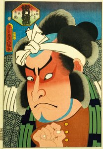 "Geçmişte ve Şimdiki Ünlü Aktörler" dizisinden, c.1860-65 by Utagawa Kunisada