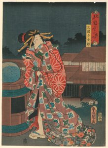 Geyşa by Utagawa Kunisada