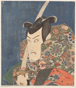 Ichikawa Danj?r? Bir rol için giyinmiş VII by Utagawa Kunisada