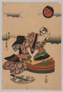 Bonita'nın Hazırlanması by Utagawa Kunisada