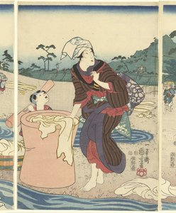 D echo suit ta Mari VIE Rin pro Vinci em USA by Utagawa Kuniyoshi