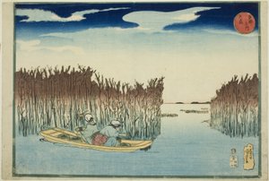 Omori, "Doğu Başkentindeki Ünlü Yerler (Toto meisho)" dizisinden by Utagawa Kuniyoshi