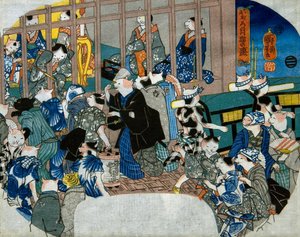 Soluk ay by Utagawa Kuniyoshi