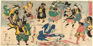 Popüler Otsu Resminin Olağanüstü Olgusu (Tokini otsue kidai no maremono) by Utagawa Kuniyoshi