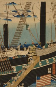 Batılı tüccarlar Yokohama