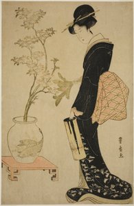 İkebana'yı Görüntülemek by Utagawa Toyohiro