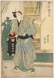 Taşınabilir bir çanta taşıyan Kuaför Gorôhachi by Utagawa Toyokuni (I)