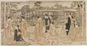 Shika Çayevi by Utagawa Toyokuni