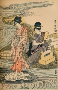 Çamaşır Keteni, c1800 by Utagawa Toyokuni