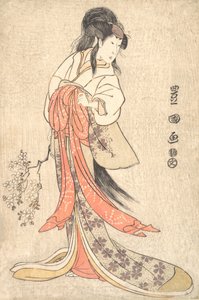 Kabuki a c ve r Segawa Kiku no Onna Good üyesi Ama d Femae Road, 1798 Tamamlandı 9.